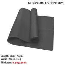 Tapis de Yoga & Fitness Antidérapant (173 x 61 cm, 6 mm)
