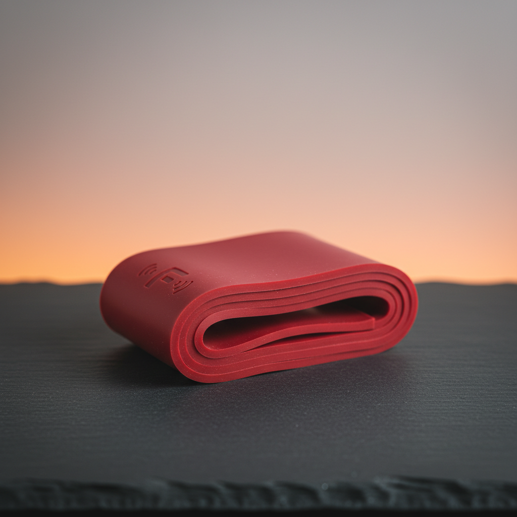 Bande élastique rouge
